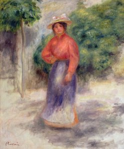 Gabrielle bahçede, 1905 dolayları